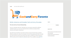 Desktop Screenshot of cashandcarrytoronto.com